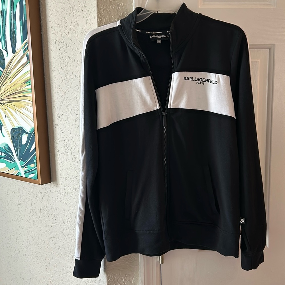 Karl lagerfeld athletic jacket
